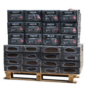 Brennstoff-Mix: Pinikay Eichen-Holzbriquettes + Braunkohle-Briketts – 930 kg Palette