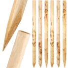 150x VOSS.farming Akazien-Pfähle naturbelassen, entrindet, Holzpfahl, 150cm, Ø 6-8cm