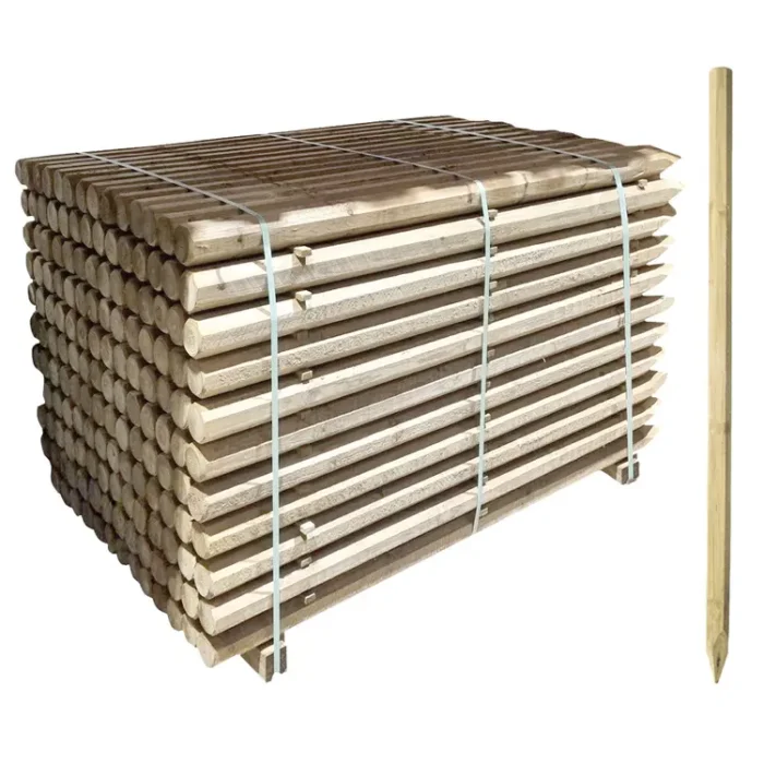 Holzpfahl achteckig ø80 mm 180 cm, p/154