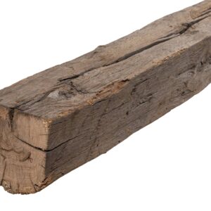 Eiche-Altholzbalken, rustikale Strukturoberfläche, Material Massivholz